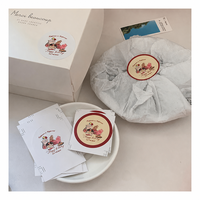 Autocollants d'Anniversaire Personnalisés Vintage Mignons pour Fête, Étiquettes Cadeaux Imperméables pour Emballage et Décoration