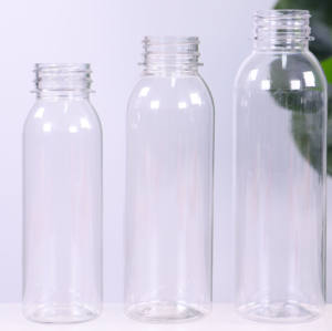 カスタムラベルBPAフリークリアエンプティボトル、ジュース充填用16オンス12オンスラウンドPET飲料プラスチックボトル - Product Image 4