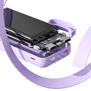 Super Fast Charge 20,000mah Portable Power Lanyard Large-Capacity PVC Mobile Phone Holder for Outdoor Use 12W Output Power - Product Image 6