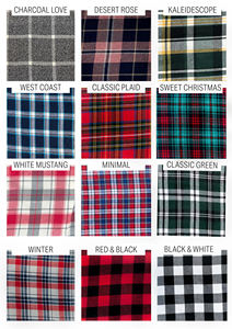 بيع بالجملة قطن بوليستر فلانيل منقوش زوجين مطابقة مجموعة بيجامة أطفال أسرة بيجامات عيد الميلاد - Product Image 3