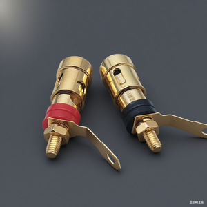 Rasantek פרמיה 4 מ "מ הודעות כריכות בננה-מסופי רמקול <span class=keywords><strong>hifi</strong></span> קישוריות אודיו מעולה ומערכות וידאו - Product Image 3