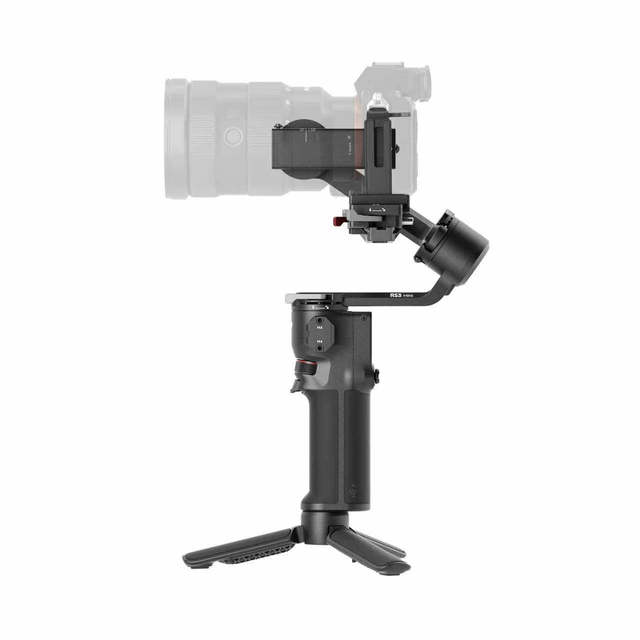 Professional Ultra Lightweight RS3 Mini 3rd Gen Vertical Micro Gimbal Stabilizer with Selfie Stick Handheld Camera Stabilization