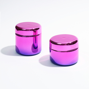 Frascos de Vidrio Electrochapados de Color Mate Brillante Resistentes a los Niños <span class=keywords><strong>para</strong></span> Almacenamiento de Cosméticos y Flores - Product Image 3
