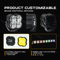 Nouvelle conception de barre lumineuse LED modulaire RGB pour toit de véhicule tout-terrain, connectable, 40/42/48/50/52/54 pouces, avec DRL pour Ford F-150, barre lumineuse pour camion 4x4