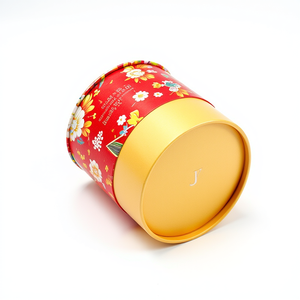 กล่องบรรจุภัณฑ์ทรงกระบอกกระดาษแข็งดีไซน์หรูหราแบบกำหนดเอง เคลือบด้าน สำหรับเครื่องสำอาง น้ำมันหอมระเหย ฟองน้ำบำรุงผิว - Product Image 6