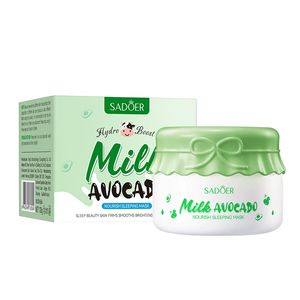 Sadoer Leche 120g Melocotón Aguacate Mascarilla <span class=keywords><strong>para</strong></span> <span class=keywords><strong>dormir</strong></span> Hidratante Nutritivo Rejuvenecedor Suavizante Antienvejecimiento Fruta Mascarilla <span class=keywords><strong>para</strong></span> <span class=keywords><strong>dormir</strong></span> - Product Image 5