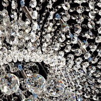 Ornements Feng Shui pour la maison, boules de cristal facettées suspendues de 40 mm, 50 mm, 60 mm, prismes de cristal pour lustre