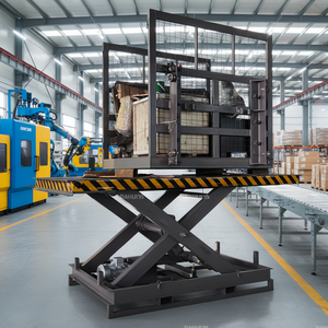 Fixed Scissors <strong>Elevator</strong> Fixed <strong>Cargo</strong> <strong>Elevator</strong> <strong>Indoor</strong> and Outdoor Customizable Lifting <strong>Platform</strong> CE Certification - Product Image 5