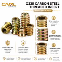 Mur Baut Ulir RuiLi M6 M8 M10 Baja Karbon Lapis Seng Kuning Kepala Datar Hex Socket Bolt untuk Perakitan Furnitur Unit Case Hub