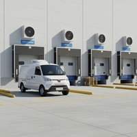 Camion frigorifique électrique Wuling haute efficacité grande capacité 41,86 kWh, châssis en acier robuste, 2 places, batterie CATL, véhicule utilitaire électrique