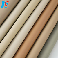 Tissu en cuir synthétique PU, matériau en cuir véritable pour canapé