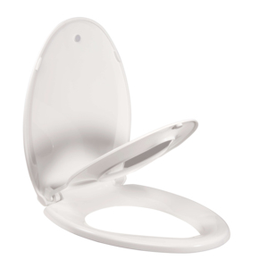 Asiento <span class=keywords><strong>de</strong></span> inodoro familiar dos en uno <span class=keywords><strong>de</strong></span> plástico <span class=keywords><strong>de</strong></span> cierre suave alargado <span class=keywords><strong>para</strong></span> niños adultos - Product Image 1