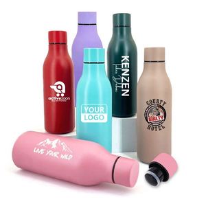 Bouteilles d'eau personnalisées avec logo, double paroi, en métal, isothermes, pour la salle de sport, thermos sport, en acier inoxydable - Product Image 5