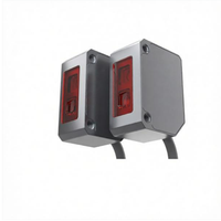 Capteur de déplacement laser miniature NPN/PNP, sortie analogique 12-24V DC pour l'automatisation industrielle