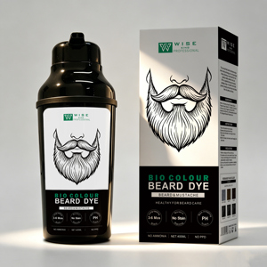 Shampoo Colorante per Barba Nera Senza PPD 400ml, Crema Colorante per Barba da Uomo con Erbe per Colorazione in <span class=keywords><strong>5</strong></span> Minuti e Copertura di Barba Grigia e Bianca, OEM - Product Image 6
