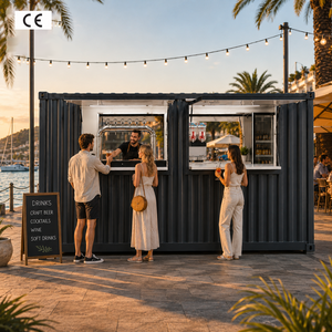 Bar mobile extérieur sur mesure Etodevice, conteneur maritime de 20 pieds, pour événements - Product Image 1
