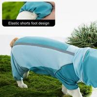 Luxuriöser Hunde-Regenmantel - Wasserdichter Polyester Vollschutz für Kleine & Mittelgroße Hunde Outdoor-Spaziergänge