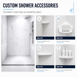 <span class=keywords><strong>Pannelli</strong></span> Moderni in SMC per Pareti Doccia, Kit da 3 Pezzi, <span class=keywords><strong>Pannelli</strong></span> Impermeabili Stampati ad Alta Pressione per Bagni Commerciali, Progetto Alberghiero - Product Image 6