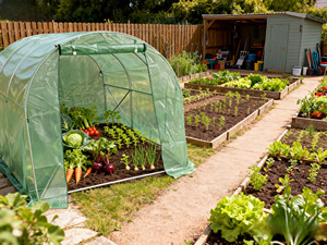 <span class=keywords><strong>Serre</strong></span> durable et stable pour toutes les saisons, 300x200x200 cm, imperméable, avec tissu en maille PE vert 140g/<span class=keywords><strong>m2</strong></span> - Product Image 3