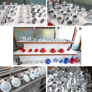 JinFeng Ống lắp rãnh khớp nối 4 inch rãnh 90 độ khuỷu tay ống nước dễ uốn sắt rãnh nắp phụ kiện đường ống tại Trung Quốc - Product Image 3