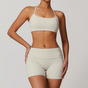 Conjuntos de entrenamiento físico Ropa deportiva elástica Ropa de gimnasio de alta calidad Ropa activa para mujer Conjuntos de <span class=keywords><strong>yoga</strong></span> cómodos Conjunto de ropa de gimnasio para mujer - Product Image 2