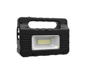 מערכת תאורה סולרית ניידת ניידת עם רדיו fm 3 הוביל נורה מחוץ לרשת לשימוש ביתי - Product Image 6