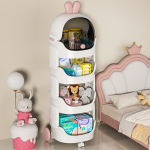 Étagère de rangement multi-niveaux pour collations et articles divers, motif dessin animé, pour salon et chambre - Product Image 3