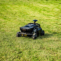 Tondeuse robotisée AI avec recharge automatique, GPS, LiDAR, 490 mm, télécommande, autopropulsée, à roues, pour le désherbage des jardins