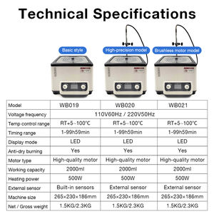 Fabrika fiyat laboratuvar sabit sıcaklık su banyosu Pot paslanmaz çelik makinesi dijital ekran termostatik su banyosu Lab - Product Image 4