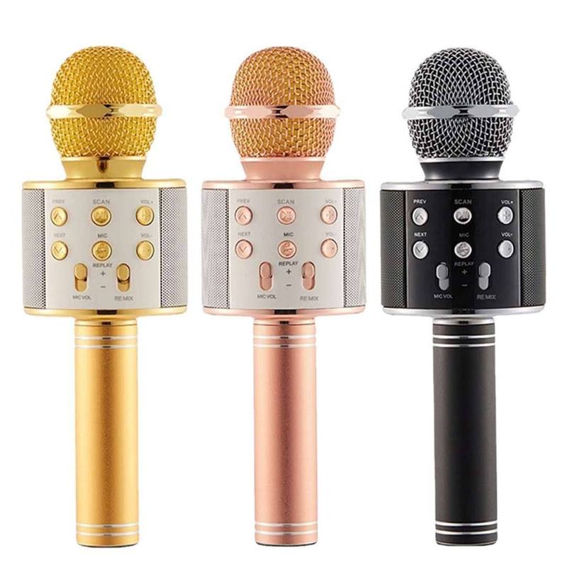 Multifunctional 858 Wireless Blue Tooth Microphone