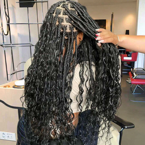 <span class=keywords><strong>Cheveux</strong></span> birmans <span class=keywords><strong>bouclés</strong></span> doublement étirés avec extrémités en <span class=keywords><strong>spirale</strong></span>, <span class=keywords><strong>cheveux</strong></span> vierges naturels noirs 100g/paquet de <span class=keywords><strong>cheveux</strong></span> humains pour le tressage - Product Image 1