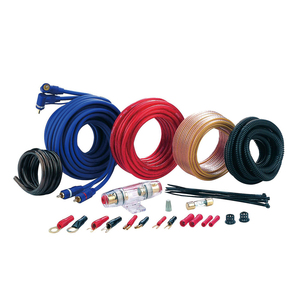 Amplificador de <span class=keywords><strong>Cable</strong></span> de <span class=keywords><strong>Audio</strong></span> para coche, Kit de instalación de cableado para altavoces, <span class=keywords><strong>Subwoofer</strong></span>, 0 4 8 GA AWG OFC CCA 100% - Product Image 3