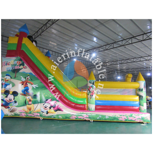 Castillo Inflable con Tobogán Temático <span class=keywords><strong>de</strong></span> <span class=keywords><strong>Mickey</strong></span> <span class=keywords><strong>Mouse</strong></span>, Casa <span class=keywords><strong>de</strong></span> Brinco <span class=keywords><strong>de</strong></span> Grado Comercial para Niños, Equipo <span class=keywords><strong>de</strong></span> Diversión para Fiestas al Aire Libre - Product Image 3