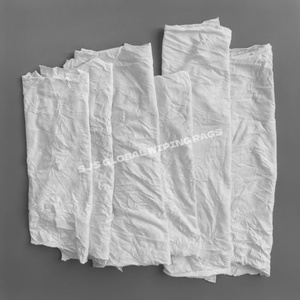 Labour protection Appliance <b>Industrial</b> <b>Wiping</b> Rags White Cotton Rags White T-Shirt Rags for Cleaning - Product Image 1