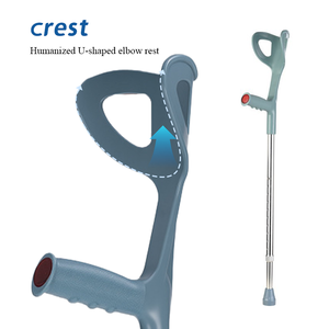 Canne pliable pour personnes âgées, aide à <span class=keywords><strong>la</strong></span> marche, en alliage d'aluminium, hauteur réglable, béquille avec capacité de charge de 100 kg, sortie d'usine - Product Image 4