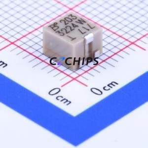 ตัวต้านทานปรับ3224W-1-203E ได้/ตัวต้านทานโพเทนชิโอมิเตอร์ SMD-3P ตัวต้านทาน4.8x3.5มม. 20Kohm 10% 250mW 100ppm/ ℃ - Product Image 1