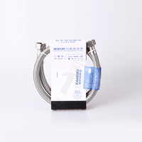Tuyaux flexibles en fil métallique en acier inoxydable pour robinet de cuisine/salle de bain, design moderne, 1/2 pouce, tuyau d'eau chaude/froide, tuyaux de plomberie