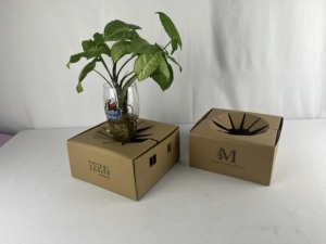 Cajas <span class=keywords><strong>de</strong></span> Cartón Reciclables Personalizadas para Floristería, Cajas <span class=keywords><strong>de</strong></span> Entrega <span class=keywords><strong>de</strong></span> Cartón Kraft Marrón, Cajas <span class=keywords><strong>de</strong></span> Transporte <span class=keywords><strong>de</strong></span> Cartón para Floristería - Product Image 4