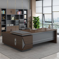 Nouveau mobilier de bureau design Bureau à domicile Table du PDG exécutif en forme de L