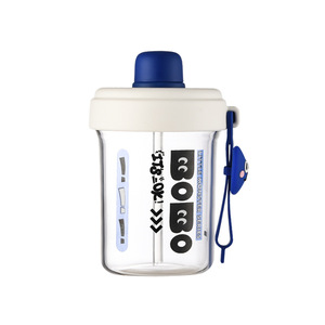 Coco Little Monster Series Glass Cup With Straw And Lid For Office And Travel Use - Product Image 5