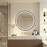 Espejo LED con Sensor Táctil para Baños Modernos, Fácil de Instalar, Venta al Por Mayor para Hoteles