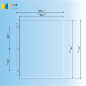 100Pcs tấm bảo vệ 8.5x11 inch rõ ràng trang bảo vệ cho 3 Vòng chất kết dính, Top tải giấy bảo vệ thư Kích thước - Product Image 6
