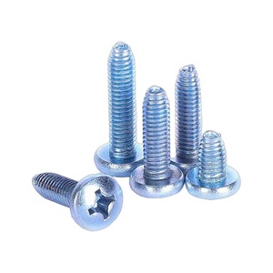 OEM acero al carbono azul Zinc autoblocante tornillo autorroscante M3M4M5M6 cabeza plana rosca Triangular endurecido Cruz empotrada métrica - Product Image 3