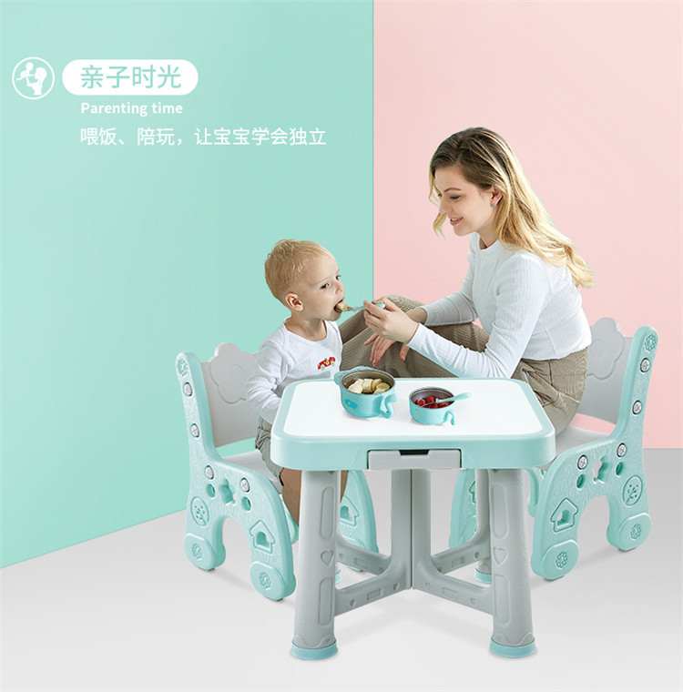 Пластиковый детский учебный стол и стул, учебный стол для детей, мебель для детского сада