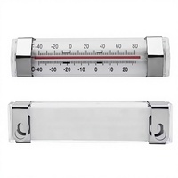 Termometer Kulkas Freezer Tahan Air Tanpa Listrik 2025 SW DIAL Display untuk Lemari Es Plastik -40C 20C Range