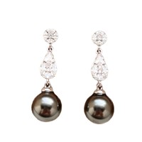 Boucles d'oreilles pendantes en imitation perle goutte d'eau haut de gamme pour femmes, accessoires de mode