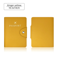 Porte-cartes d'identité personnalisés Haoran, porte-passeport en cuir PU, porte-passeport design