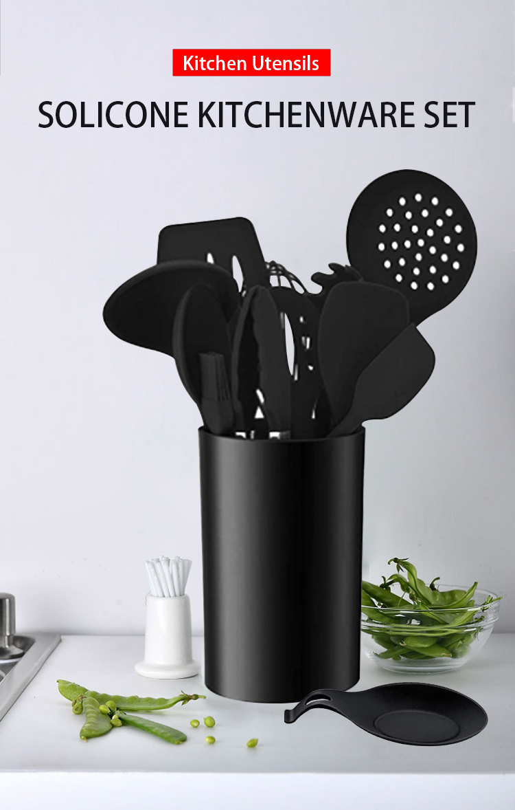 Amazon Hot Selling Wholesale Kitchen Accessories Kitchen Cooking Utensils Sets Cocina 27pieces Kitchen Silicone Utensils Set