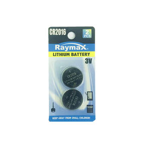 Raymax vendita calda della fabbrica direttamente <span class=keywords><strong>3v</strong></span> 80mah <span class=keywords><strong>Cr2016</strong></span> per il controllo remoto - Product Image 2