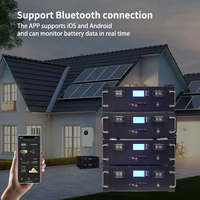 Baterai ESS 51.2V 200Ah 5kWh Hybrid Grid Rack Mounted All-In-One Baterai Lithium Penyimpanan Energi Surya